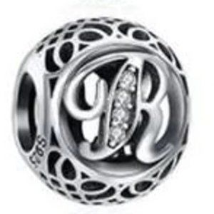 Pandora Initial Alphabet Character Letter R Charm